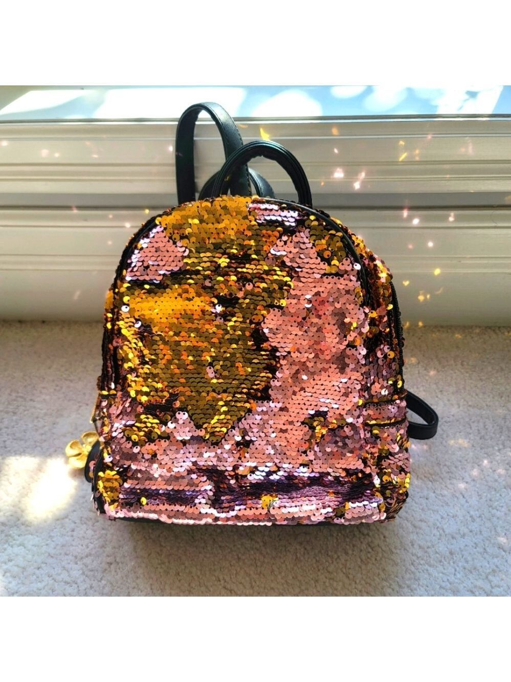 LA Express Girls Sequined Mini Backpack